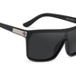Black KDEAM One-Piece Lens sunglasses