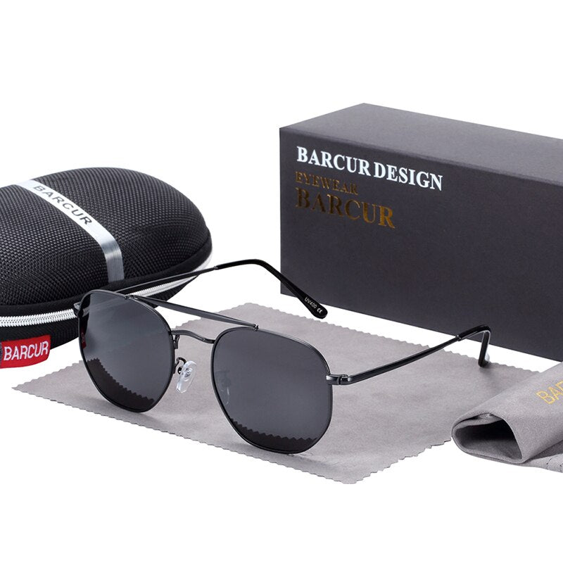 Black Barcur Hex sunglasses