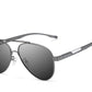 Gray Veithdia Aviator sunglasses