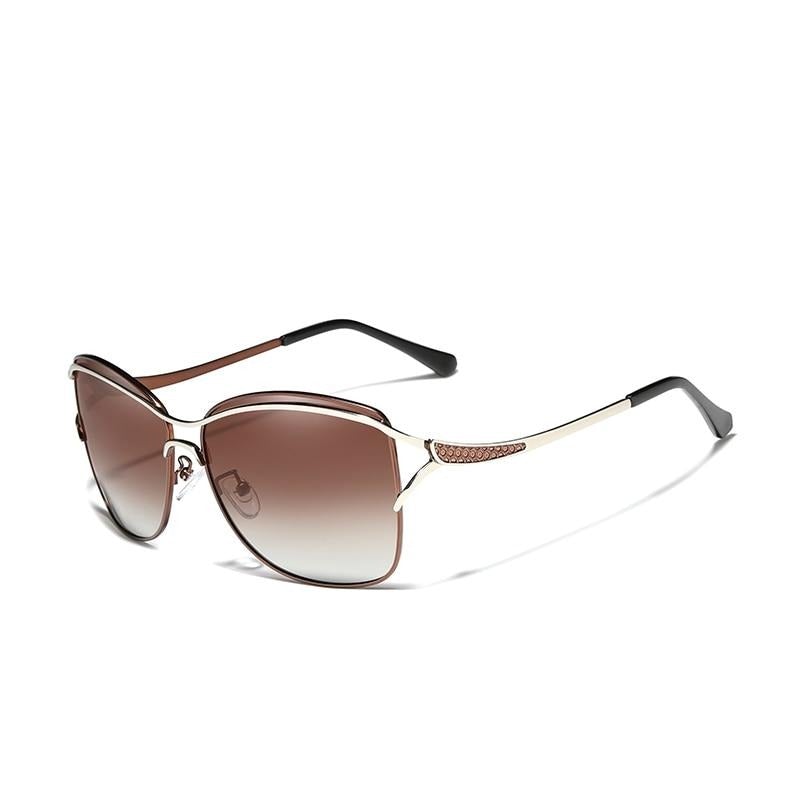 Brown Kingseven Butterfly Gradient sunglasses