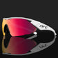 Shield-frame white red NRC Pro Cycling glasses
