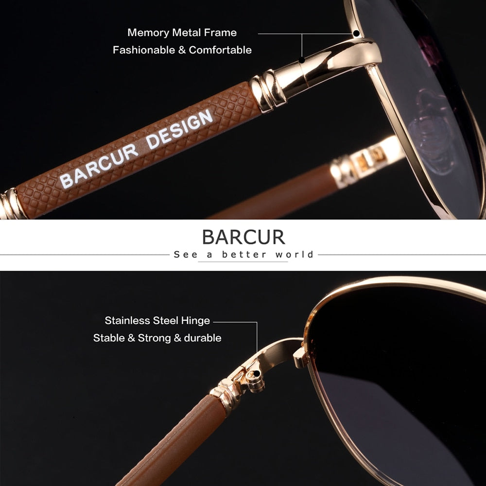 Barcur Pilot Gradient sunglasses product features