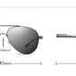 Veithdia Aviator sunglasses product dimensions