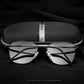 Veithdia Square Aviator sunglasses back display