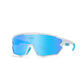 Mirror ice blue lens KDEAM Full-Frame TR90 Sport sunglasses