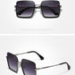 Midnight purple Kingseven Oversized Gradient sunglasses display