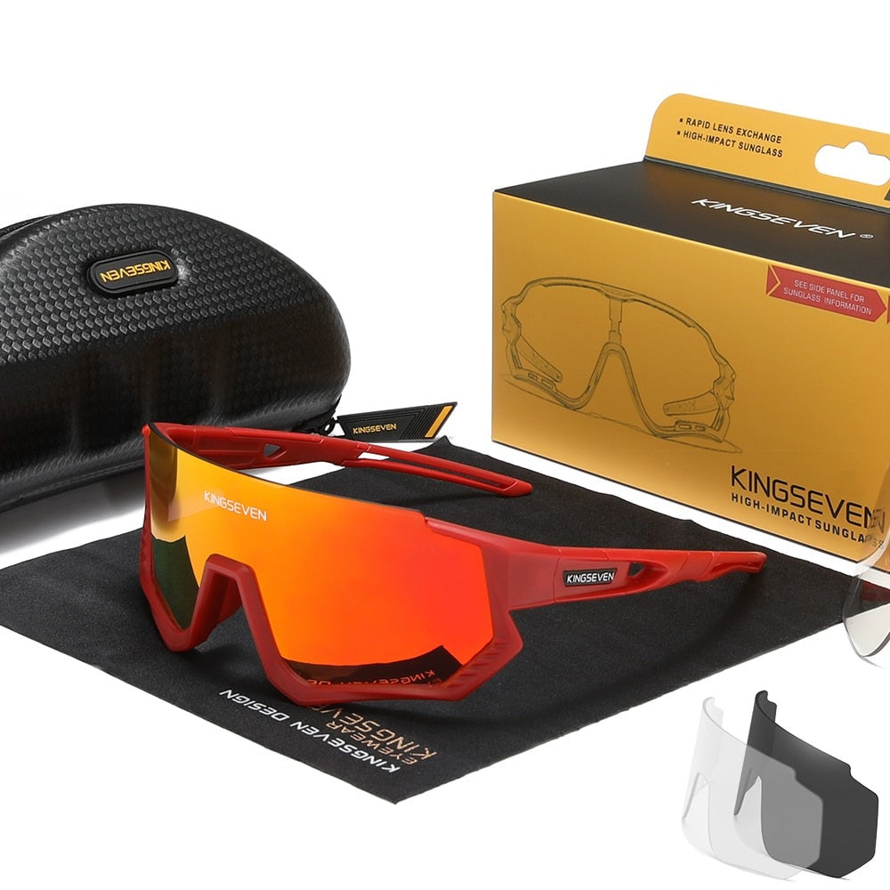 Red Kingseven XTR Cycling glasses