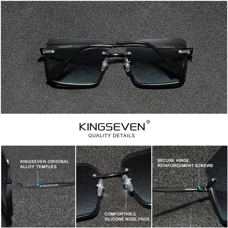Kingseven Oversized Gradient sunglasses product features