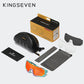Kingseven XTR Cycling glasses product packaging display