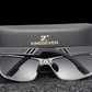 Kingseven Aluminium Square-Frame sunglasses display of back view