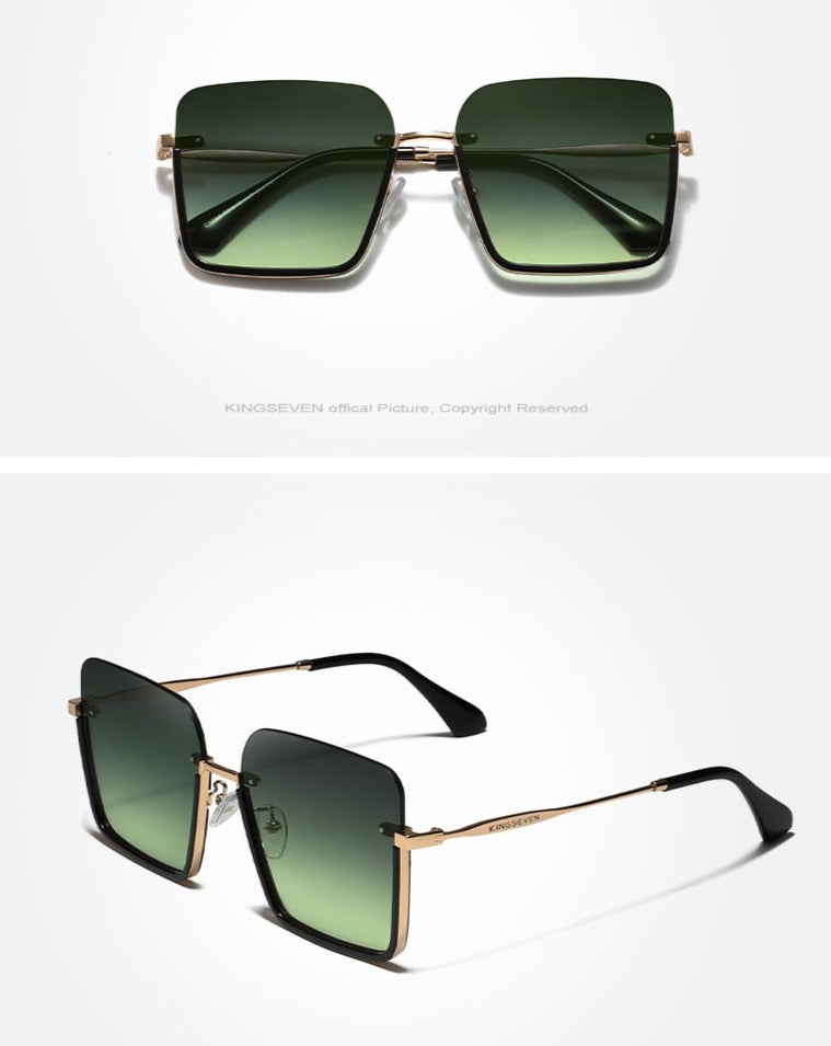Turtle Kingseven Oversized Gradient sunglasses display