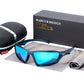 Blue Barcur TR90 sport sunglasses