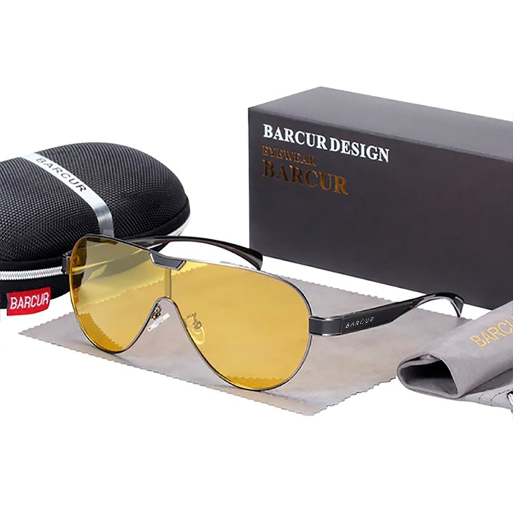 Night vision lens Barcur Polarised Single-Lens sunglasses