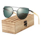 Green colour Barcur Bamboo Cat Eye sunglasses